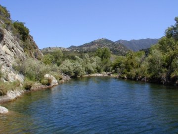 The second pool on the Santa Ynez river