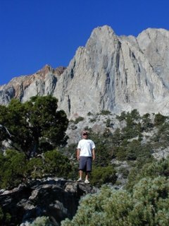 Will Palmer on the west shore of Convict Lake