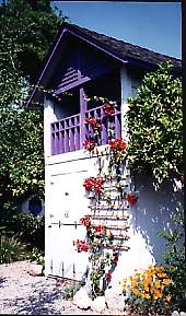 Playhouse or Clubhouse?This is the Balcony overlooking the Garden! Rapunzel! Rapunzel! Let down your long golden hair!