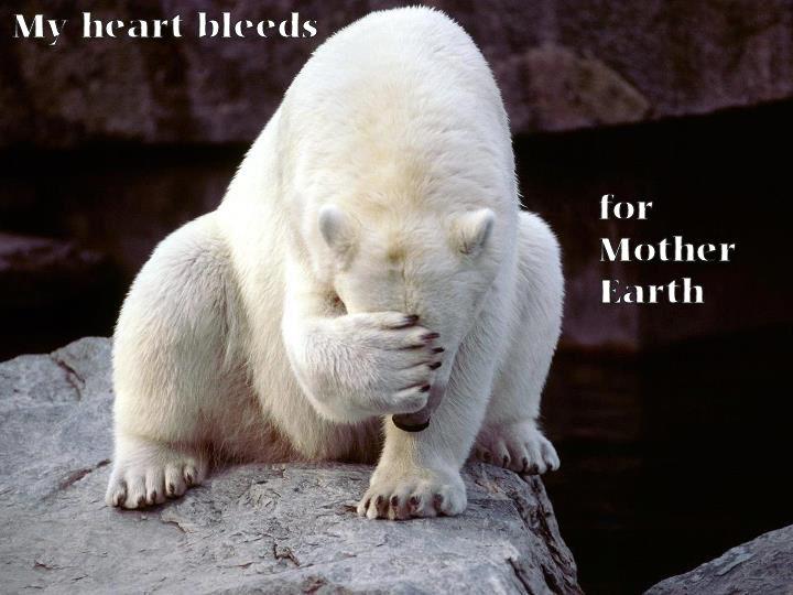 my heart bleeds for Mother Earth