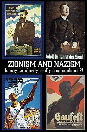 zionism = nazism = fascism