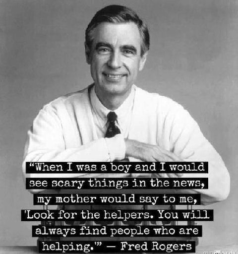 look for the helpers