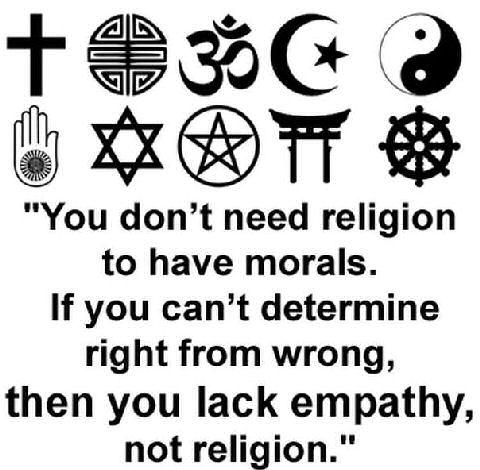 lack empathy not religion