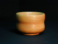 laminated oak wood bowl