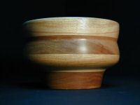 laminated ash wood bowl