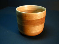 laminated ash wood bowl
