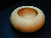 soild pine wood bowl